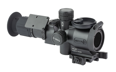 INFITAC IOL 25, Thermal Rifle Scope, 2X Base Magnification, 1-8X Digital Zoom, 25mm Objective, 384x288 Resolution, Multiple Reticles — photo 2