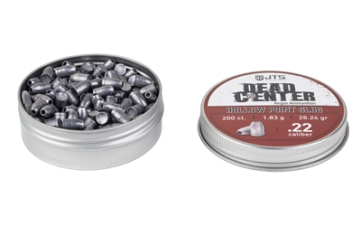 JTS Group Dead Center, .22 Caliber Pellets, Hollow Point Tip, 200 Per Tin — photo 3
