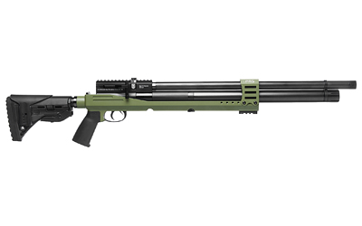 JTS Group Airacuda PRS Max, Air Rifle, Pre-Charged Pneumatic, .22 Caliber Pellet, 950 Feet Per Second, 18" Barrel, Matte Finish, Green and Black