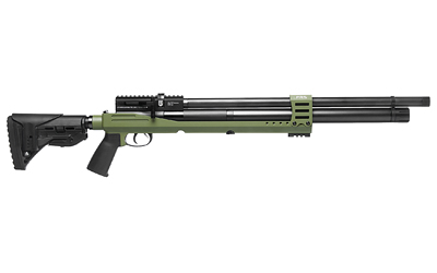 JTS Group Airacuda PRS Max, Air Rifle, Pre-Charged Pneumatic, .30 Caliber Pellet, 860 Feet Per Second, 18" Barrel, Matte Finish, Green and Black