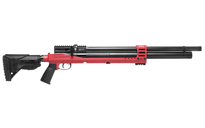 JTS Group Airacuda PRS Max, Air Rifle, Pre-Charged Pneumatic, .30 Caliber Pellet, 860 Feet Per Second, 18" Barrel, Matte Finish, Red and Black