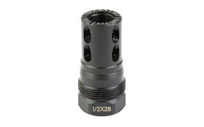 KAK Industry Plan B FNC Flash Hider, 1/2X28 Thread Pitch, .223-9MM, Plan B Compatible, Nitride Finish, Black