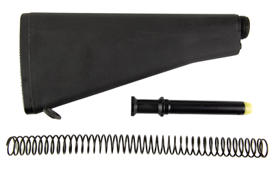 KAK Industry A2 Buttstock Kit, For AR-15, Matte Finish, Black