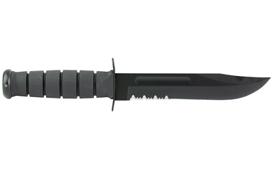 KA-BAR Knives KA-BAR, Fixed Blade Knife, 7" Blade Length, 11.875 Overall Length, Clip Point, Includes Glass Filled Nylon Sheath, 1095 Cro-Van/Black — photo 2