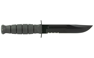 KA-BAR Knives KA-BAR Short, Fixed Blade Knife, 5.25" Blade Length, 9.375" Overall Length, Clip Point, Combo Edge, 1095 Cro-Van/Black Steel — photo 2