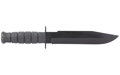 KA-BAR Knives KA-BAR, Fighter, Fixed Blade Knife, 8" Blade Length, 12.8" Overall Length, Clip Point, 1095 Cro-Van Steel, Matte Finish, Black — photo 2