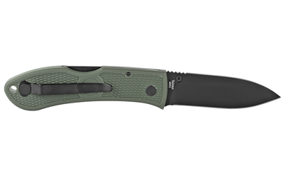 KA-BAR Knives Dozier, Hunter, Folding Knife, 3" Blade Length, 7.25" Overall Length, Plain Edge, AUS 8A Steel, Matte Finish, Black — photo 2