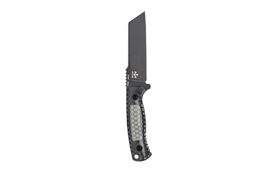 KA-BAR Knives Cool Name, Fixed Blade Knife, 1095 Cro-Van, 4.625" Blade Length, 9.375" Overall Length, Plain Edge, Sheepsfoot, Black Blade