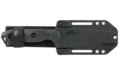 KA-BAR Knives Becker Harpoon, Fixed Blade Knife, 4.5" Blade Length, 9.375" Overall Length, Drop Point, 1095 Cro-Van Steel, Matte Finish, Black — photo 3