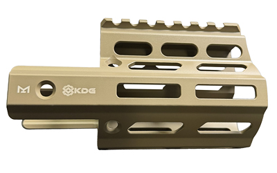 Kinetic Development Group, LLC M-LOK Rail Extension, 3.25", Fits M-LOK SP9 Stribog, Anodized Finish, Flat Dark Earth