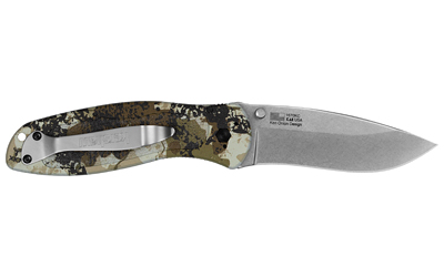 Kershaw Blur, Assisted Folding Knife, 3.4" Drop Point Blade, 14C28N Blade Steel, 7.9" Overall Length, Steel Stonewash Finish Blade, Plain Edge — photo 2