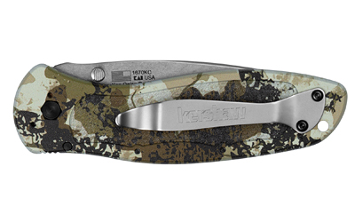 Kershaw Blur, Assisted Folding Knife, 3.4" Drop Point Blade, 14C28N Blade Steel, 7.9" Overall Length, Steel Stonewash Finish Blade, Plain Edge — photo 3
