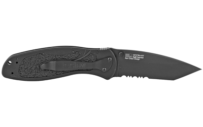 Kershaw Blur Tanto Assisted Folding Knife, 3.4", Serrated Edge, Sandvik 14C28N/DLC Coating, 6061-T6 Anodized Aluminum — photo 2