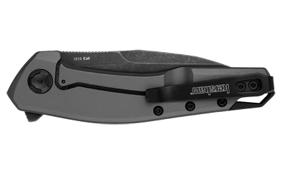 Kershaw Sanctum, Folding Knife, Flipper Assisted Opening, Plain Edge, 8Cr13Mov Steel, BlackWash Finish, Stainless Steel Handle, 2.98" Blade — photo 2