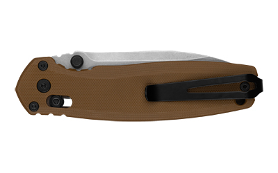Kershaw Broadside, Folding Knife, 3.5" Spear Point Blade, D2 Blade Steel, 8.35" Overall Length, DuraLock, Stone Washed Finish, Silver Blade — photo 3