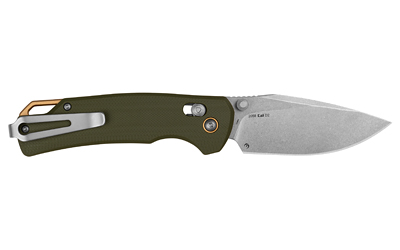 Kershaw Proximal, Folding Knife, 3.15" Drop Point Blade, D2 Blade Steel, 7.55" Overall Length, Steel Stonewash Finish Blade, Plain Edge, G10 Handle — photo 2