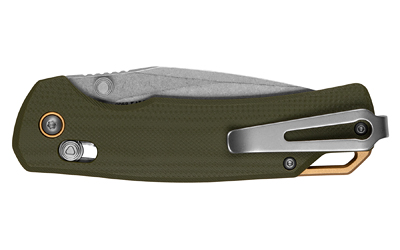 Kershaw Proximal, Folding Knife, 3.15" Drop Point Blade, D2 Blade Steel, 7.55" Overall Length, Steel Stonewash Finish Blade, Plain Edge, G10 Handle — photo 3