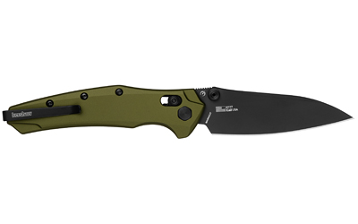Kershaw Bareknuckle, Folding Knife, 3.50" Sheepsfoot Blade, CPM MagnaCut Blade Steel, 8.24" Overall Length, PVD Finish, Black, Plain Edge — photo 2