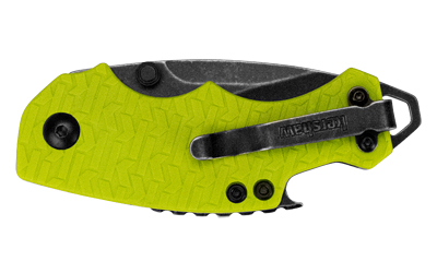 Kershaw Shuffle, Folding Knife, 2.4" Drop Point Blade, 8CR13MOV Blade Steel, 5.75" Overall Length, Liner Lock, BlackWash Finish, Lime Green Handle — photo 2