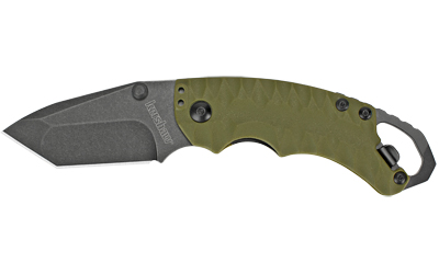 Kershaw Shuffle II, Folding Knife, 8CR13MOV/BlackWash, Plain, Tanto Point, 2.6", Glass-Filled Nylon