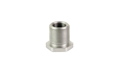 Kimber America Muzzle Thread Adapter, 7/16X28 to 5/8X24, Matte Finish, Silver — photo 2