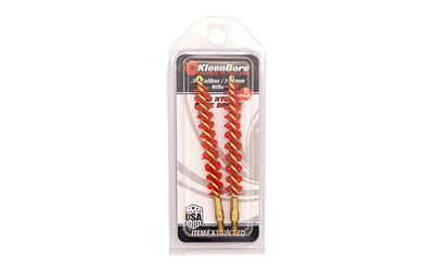 Kleen-Bore Rifle Red Nylon Bore Brush, 2 Pack, Fits .30/7.62MM, Red