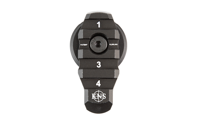 KNS Precision, Inc. Stock Adapter without Flange, Fits AR-15, Converts Buffer Tube to 1913 Rail, Matte Finish, Black