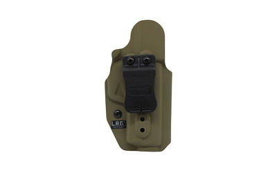L.A.G. Tactical, Inc. Liberator MK II, Inside or Outside Waistband Holster, Ambidextrous, Fits Glock 19/23/32/44/45, Flat Dark Earth