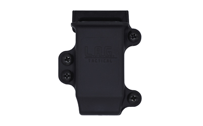 L.A.G. Tactical, Inc. M.C.S. Pro Series, Single Pistol Magazine Carrier, Fits Full Size 9MM/40 Magazines, 1.75" Belt Clip, Nylon Construction, Black — photo 2