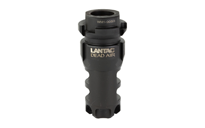 LanTac USA LLC Dragon Muzzle Brake, 223 Remington/5.56 NATO, 2.3" Length, Black, 1/2X28, Fits Dead Air KEYMO Wolfman — photo 2