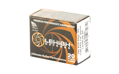 Lehigh Defense Xtreme Defense, .380ACP, 68 Grain, XD FTM, 20 Round Box — photo 3