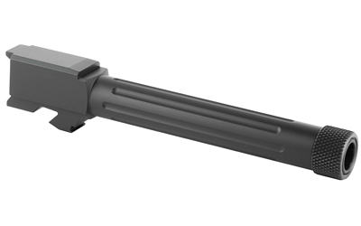 Lone Wolf Distributors AlphaWolf Barrel, 9MM, Salt Bath Nitride Coated, Threaded/Fluted, 416R Stainless Steel, 1/2X28, Fits GLOCK 17 — photo 2