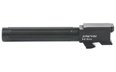 Lone Wolf Distributors AlphaWolf Barrel, 9MM, Salt Bath Nitride Coated, Fluted, 416R Stainless Steel, Conversion to 9mm Stock Length — photo 3