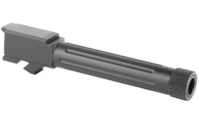 Lone Wolf Distributors AlphaWolf Barrel, 9MM, Salt Bath Nitride Coated, Threaded/Fluted, 416R Stainless Steel, Conversion to 9mm Stock Length — photo 2