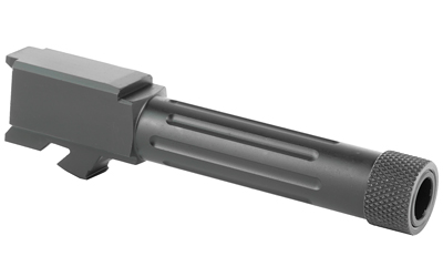Lone Wolf Distributors AlphaWolf Barrel, 9MM, Salt Bath Nitride Coated, Threaded/Fluted, 416R Stainless Steel, 1/2X28, Fits GLOCK 26 — photo 2