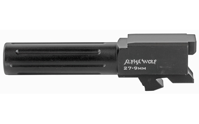 Lone Wolf Distributors AlphaWolf Barrel, 9MM, Salt Bath Nitride Coated, Fluted, 416R Stainless Steel, Conversion to 9mm Stock Length — photo 3