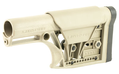 Luth-AR MBA-1 Fixed Stock, Fits AR-15 & AR-10 Rifle Length A2 Buffer Tube, Flat Dark Earth, Adjustable Cheek Piece and Length of Pull — photo 3
