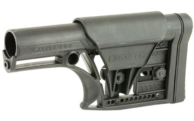 Luth-AR MBA-1 Fixed Stock, Fits AR-15 & AR-10 Rifle Length A2 Buffer Tube, Adjustable Cheek Piece and Length of Pull, Black — photo 3