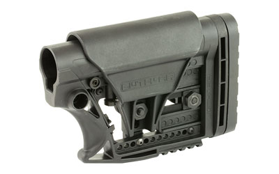 Luth-AR MBA-3 Carbine Stock, Fits AR-15 & AR-10 Commercial and Mil-Spec Dia Buffer Tubes, Adjustable Cheek Piece and Length of Pull, Black — photo 3