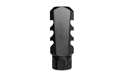 MDT Elite Muzzle Brake, 223 Remington/5.56 NATO, Nitride Finish, Black, Fits 1/2X28