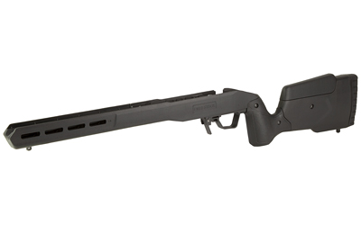 MDT Field Stock, Rifle Chassis, 6061 Aluminum Core, Overmolded Polymer Body, AICS Magazine Compatible, Black, Fits Savage Short Action — photo 3