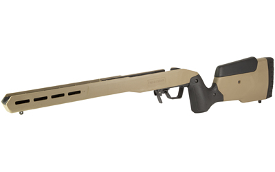 MDT Field Stock, Rifle Chassis, 6061 Aluminum Core, Overmolded Polymer Body, AICS Magazine Compatible, Flat Dark Earth, Fits Savage Short Action — photo 3