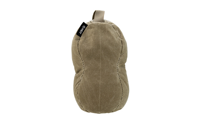 MDT Peanut, Waxed Canvas, Shooting Bag, Sand Fill, 10"x3.5"x5", Army Duck Canvas Construction, Grulla — photo 2