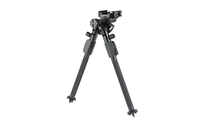 MDT CKYE-Pod Gen3, Single Pull Legs, Height Adjustable 6"-15", Quick Detach ARCA/Picatinny Mount, Spiked Feet, Hard Coat Anodized Finish, Black — photo 2