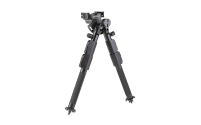 MDT CKYE-Pod Gen3, Double Pull Legs, Height Adjustable 6"-18", Quick Detach ARCA/Picatinny Mount, Spiked Feet, Hard Coat Anodized Finish, Black