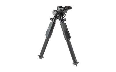 MDT CKYE-Pod Gen3, Double Pull Legs, Height Adjustable 6"-18", Quick Detach ARCA/Picatinny Mount, Spiked Feet, Hard Coat Anodized Finish, Black — photo 2
