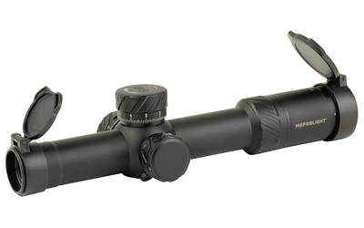 Meprolight MVO, 1-8X Magnification, 28mm Objective, M1 MRAD Reticle, 34mm Main Tube, First Focal Plane, Matte Finish, Black