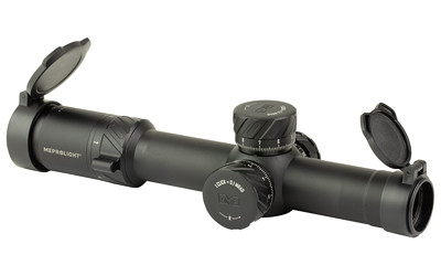 Meprolight MVO, 1-8X Magnification, 28mm Objective, M1 MRAD Reticle, 34mm Main Tube, First Focal Plane, Matte Finish, Black — photo 2