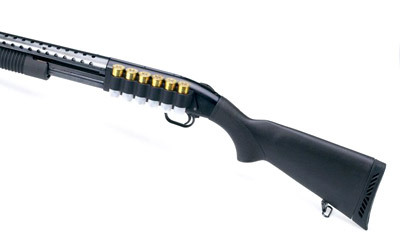 Mesa Tactical 6-Shell Side Saddle, 12 Gauge, Rugged, Reliable On-gun Shotshell Carriers, Fits Mossberg 500, 590, Black — photo 2