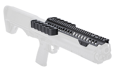 Mesa Tactical 6-Shell, Both Sides, Side Saddle, 12 Gauge, SureShell Saddle with Rail 13", Fits Kel-Tec KSG, Black — photo 2